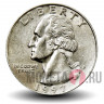 25 центов 1997 года - США - Джордж Вашингтон - P