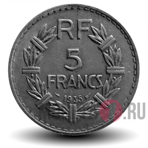 5 франков 1935 года - Франция