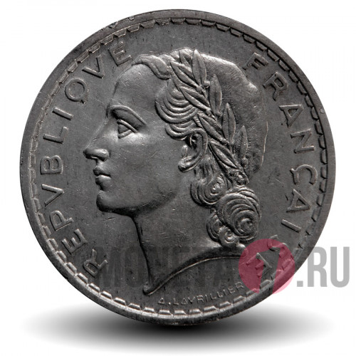 5 франков 1935 года - Франция