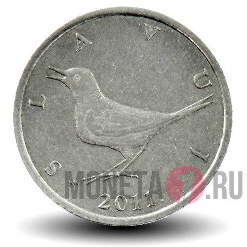 1 куна 2011 года - Хорватия - Западный соловей