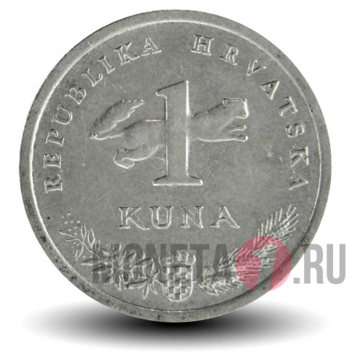 1 куна 2011 года - Хорватия - Западный соловей