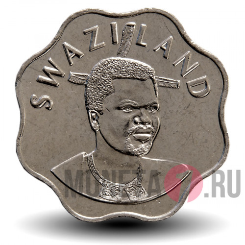 10 центов 2009 года - Свазиленд - Мсвати III