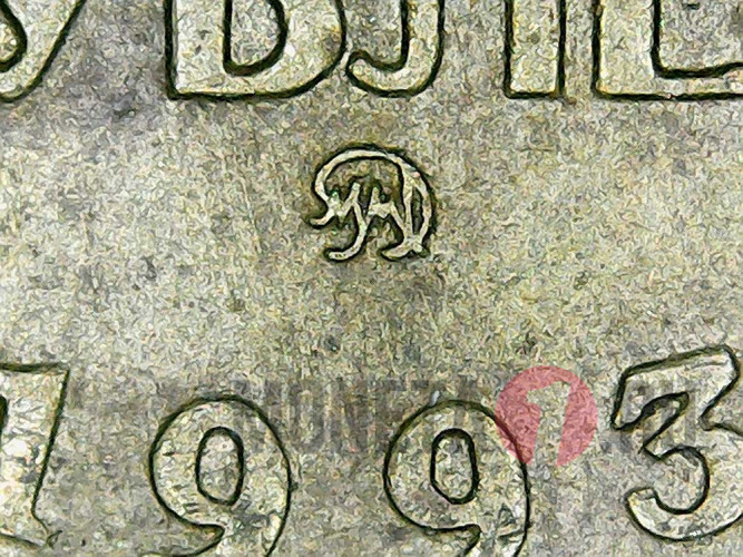 50 рублей 1993 года - ММД - Банк России (Немагнитная)