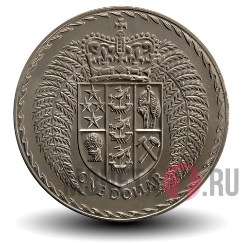 1 доллар 1973 года - Новая Зеландия - Elizabeth II