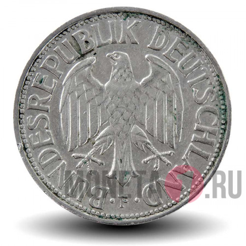 1 марка 1966 года - ФРГ - F