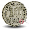 10 центов 1957 года - KN - Малайа и Британское Борнео