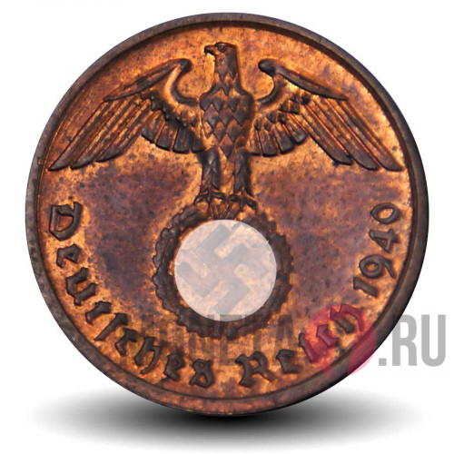 2 рейхспфеннига 1940 года - Третий Рейх - E