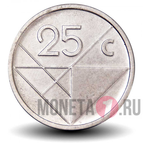 25 центов 2015 года - Аруба