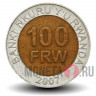 100 франков 2007 года - Руанда - из оборота