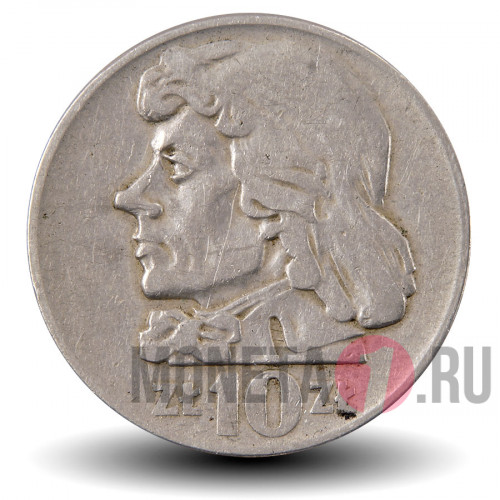 10 злотых 1960 года - Тадеуш Костюшко - Польша