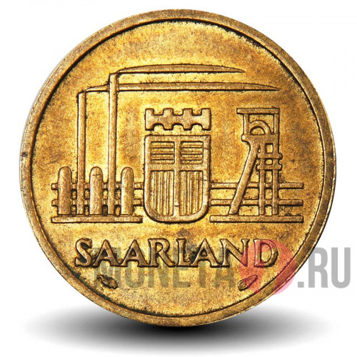 20 франков 1954 года - Саарланд