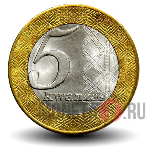 5 кванз 2012 года - Ангола