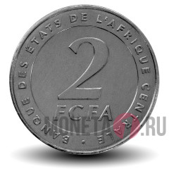 2 франка 2006 года - Центрально-Африканские штаты