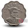 5 центов 2010 года - Свазиленд - Мсвати III