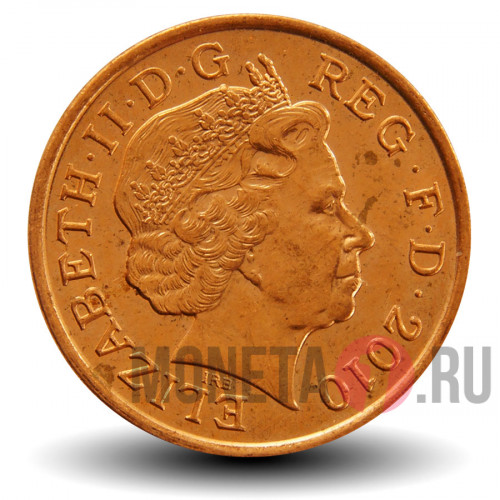 1 пенни 2010 года - Великобритания - Елизавета II