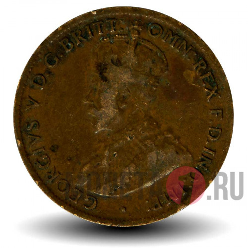 1/2 пенни 1922 года - Австралия - Георг V