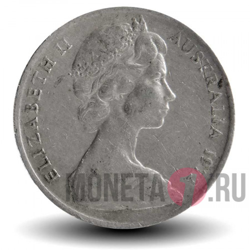 10 центов 1972 года - Австралия - Лирохвост