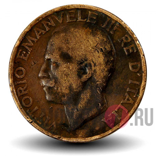 10 чентезимо 1937 года - Италия - Vittorio Emanuele III