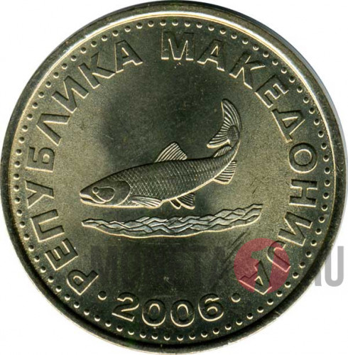 2 денари 2006 года "Рыба" - Македония