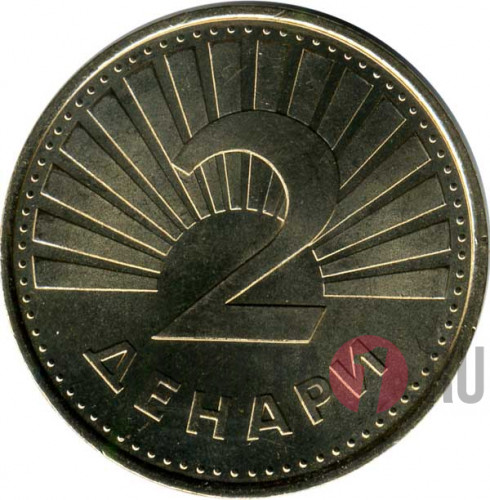 2 денари 2006 года "Рыба" - Македония