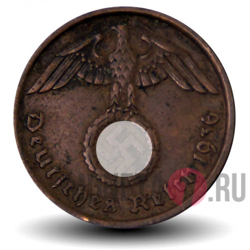 2 рейхспфеннига 1936 года - Третий Рейх - D