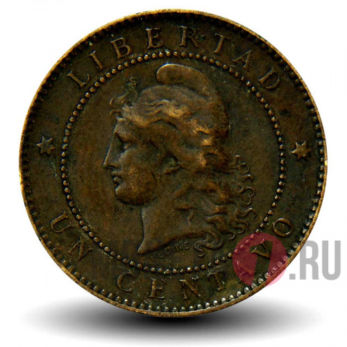 1 сентаво 1884 года - Аргентина