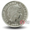 25 центов 1999 года - Каймановы Острова - Парусник