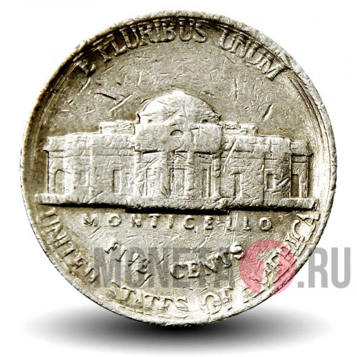 5 центов 1997 года - Усадьба Монтичелло (Monticello) - США - D