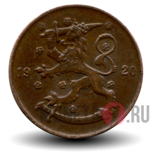 5 пенни 1920 года - Финляндия