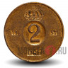 2 ore 1957 года - Швеция - Густав VI Адольф