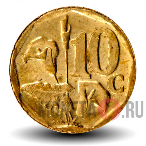 10 центов 2000 года - ЮАР - Драконовая лилия