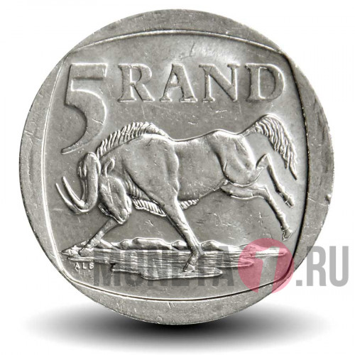 5 рэндов 2000 года - ЮАР - Нельсон Мандела