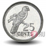 25 центов 2010 года - Сейшельские Острова - Черный попугай