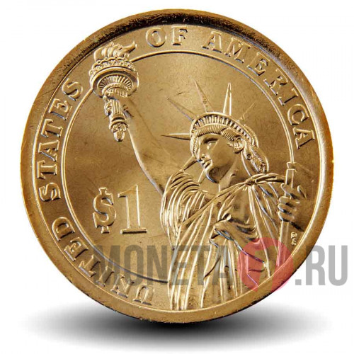 1 Доллар - 32-ой президент США - Франклин Рузвельт - 2014 год - P