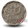 20 центов 2011 года - Свазиленд - Слон