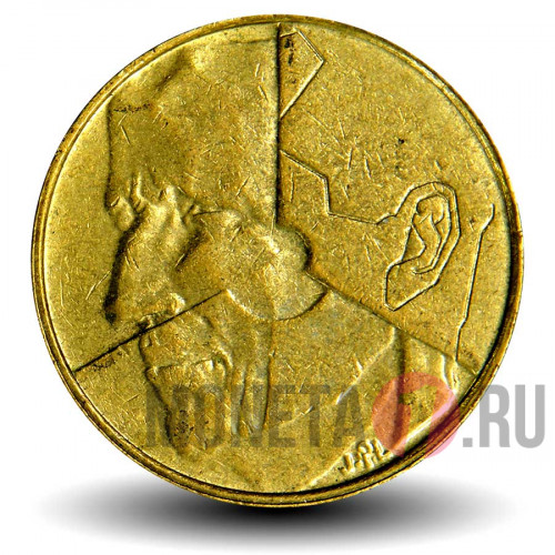 5 франков 1987 года - Бельгия - Бодуэн I - BELGIE
