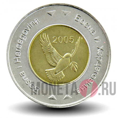 5 марок 2005 года - Босния и Герцеговина - Голубь