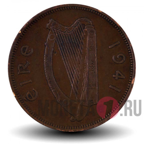 1 penny - Ireland 1941 - Один пенни, Ирландия