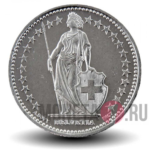 1/2 франка 2008 года - Швейцария