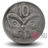 10 центов 1974 года - Новая Зеландия - Маска Маори