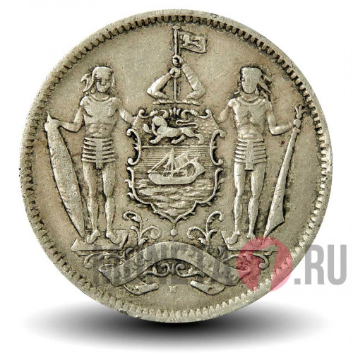 5 центов 1927 года - Северное Борнео - Британский протекторат