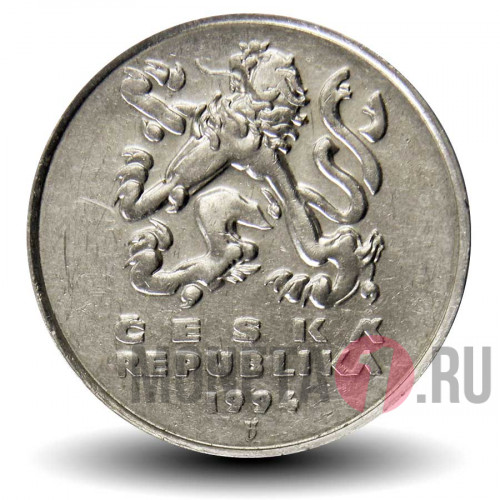 5 крон 1994 года - Чехия - Карлов Мост (b)