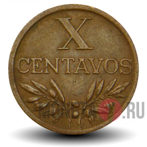 10 сентаво 1966 года - Португалия