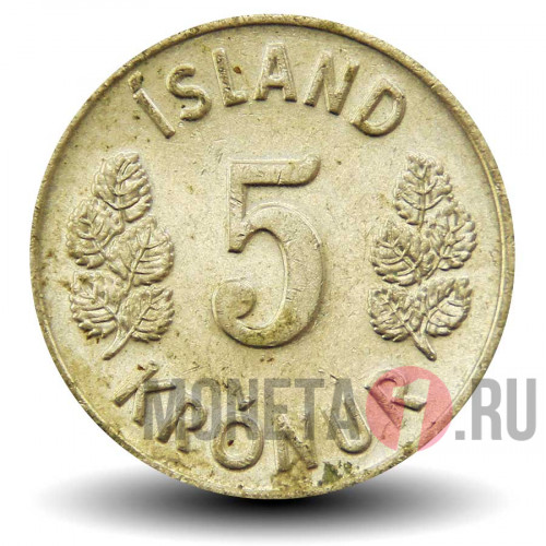 5 крон 1978 года - Исландия