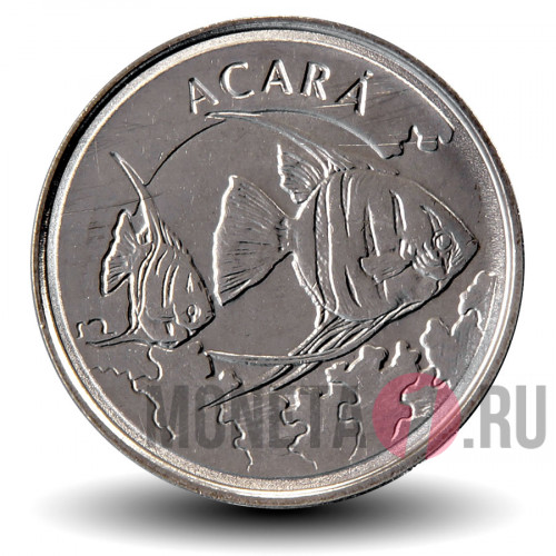 1000 крузейро 1993 года - Бразилия - Рыба ачара