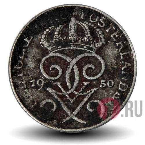 1 ore 1950 года - Швеция - Густав V (Железо)