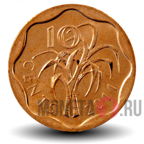 10 центов 2011 года - Свазиленд - Мсвати III