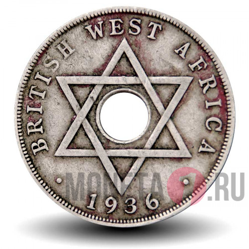 1 пенни 1936 года - Британская Западная Африка - Edward VIII