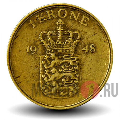 1 крона 1948 года - Дания - Frederik IX