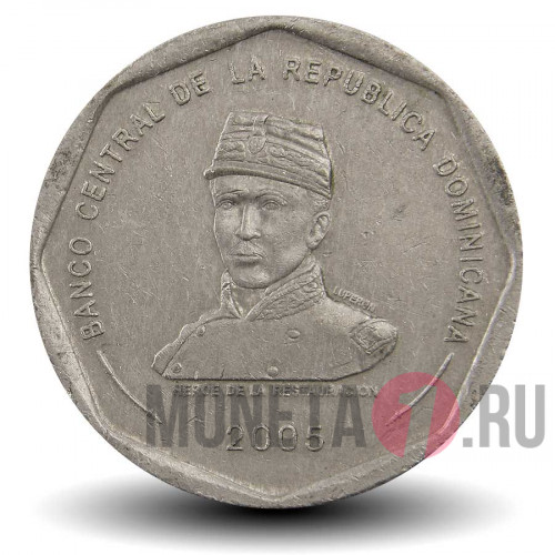 25 песо 2005 года - Доминикана